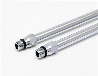 Gegolfde koperen buizen